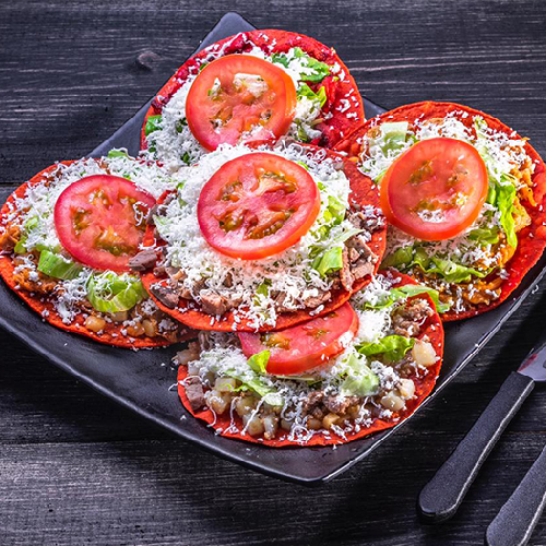 Tostada de Carne Asada