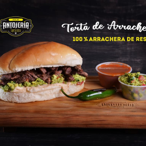 Torta Arrachera