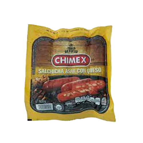 Salchicha para Asar con Queso - Chimex