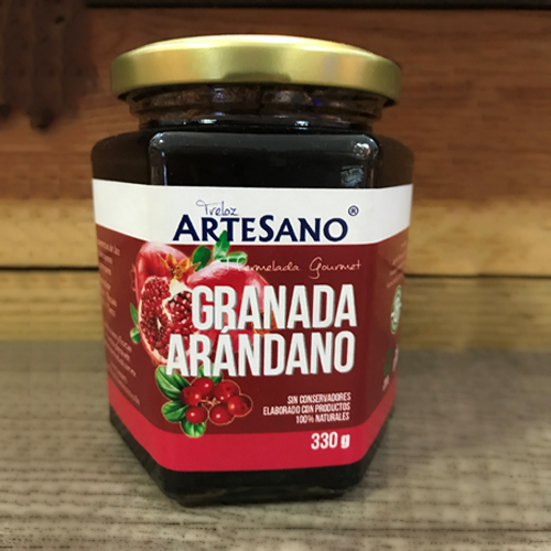 Mermelada Granada Arandano - Treloz Artesano