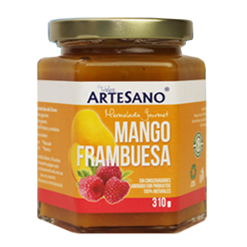 Mermelada Mango Frambuesa - Treloz Artesano