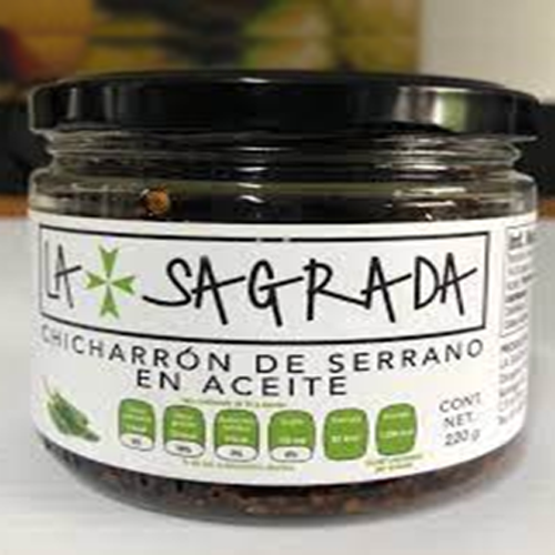 Chicharrón de Serrano en Aceite - La Sagrada