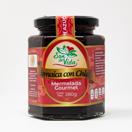 Mermelada Jamaica con Chia - Son de Vida