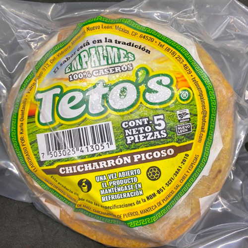 Empalme Chicharron Picoso - Teto´s