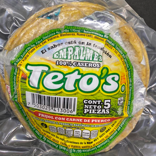 Empalme Frijol c/Carne de Puerco - Teto´s