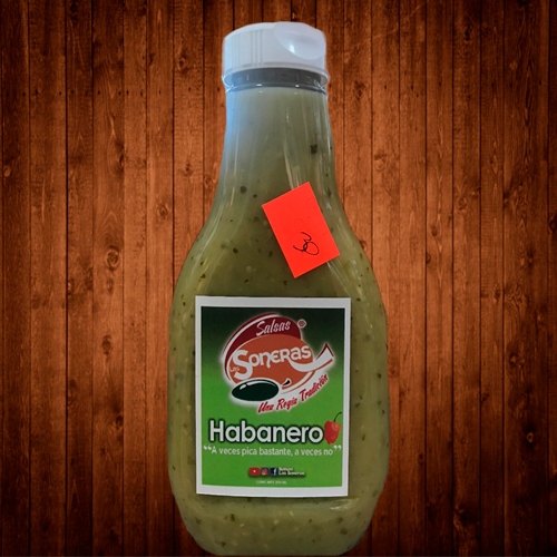 Salsa Habanero Verde - Soneras