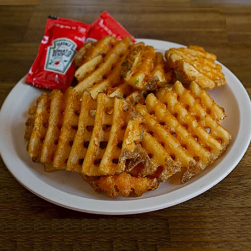 Papas crisscut