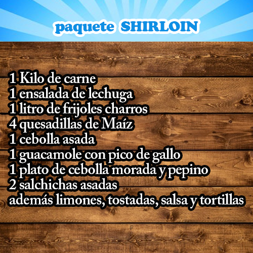 Paquete Shirlon